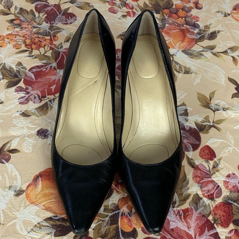Calvin Klein black high heel pumps